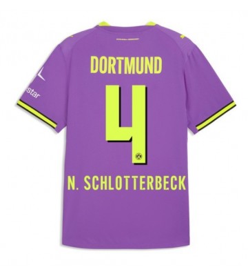 Borussia Dortmund Nico Schlotterbeck #4 Tredjetrøje 2026-27 Kortærmet